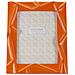 Cornice Portafoto Orangy In Resina Arancio Lucido Geometrica 15x20 - Foto miniatura 2