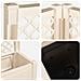 Vaso Grande con Direzione 2 pcs Bianco 143 x 143 x 133,5 cm PP - Foto miniatura 8