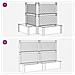 Vaso Grande con Direzione 2 pcs Bianco 143 x 143 x 133,5 cm PP - Foto miniatura 9