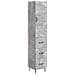 Set di armadi 2 pcs Grigio Cemento 33 x 34,5 x 90 cm - Foto miniatura 1