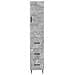 Set di armadi 2 pcs Grigio Cemento 33 x 34,5 x 90 cm - Foto miniatura 4