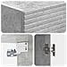 Set di armadi 2 pcs Grigio Cemento 33 x 34,5 x 90 cm - Foto miniatura 7