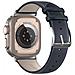 Cinturino Orologio per Apple Watch - Pelle, Blu - Foto miniatura 1