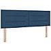 Letto con contenitore e materasso Blu 140 x 200 cm Velluto - Foto miniatura 4