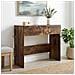 Consolle Rovere Fumo 96,5 x 38 x 75 cm Legno multistrato - Foto miniatura 2