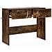 Consolle Rovere Fumo 96,5 x 38 x 75 cm Legno multistrato - Foto miniatura 3