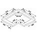 Piano Cottura FHNECOR43GTCXSC a Gas Serie Neptune 4 Fuochi Gas Colore Inox - Foto miniatura 2