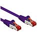 ICOC LS6-010VL - Cavo di rete Patch in rame Cat. 6 Viola SFTP LSZH 1m - Foto miniatura 2