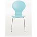 Sedia Impilabile Diego in Legno I Sedia Attesa in Metallo I Sedia Ergonomica Conferenza I Sedia Design Classico Riunioni O Sale Blu Chiaro - Foto miniatura 2