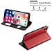 Custodia Compatibile Con Apple Iphone X / Xs In Rosso Zafferano - Coperchio Protettivo Con Chiusura Magnetica, Funzione Stand E 2 Finestre Di Visualizzazione - Foto miniatura 8