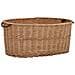 Cesta Per Legna Con Maniglie 78x54x34cm Salice Naturale - Foto miniatura 1