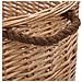 Cesta Per Legna Con Maniglie 78x54x34cm Salice Naturale - Foto miniatura 5