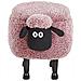 Pouf Animaletto In Tessuto Rosa Sheep - Foto miniatura 9