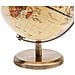 14 Centimetri World Globe Mini Antique Globe - Geografica Moderna Tavolino Della Decorazione Educativa - 14 Centimetri Diametro Metal Arc E Base Bronzato Colore - Scuola A Casa E Office - Foto miniatura 2