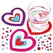 At540 Mosaico Cuore Coaster Kit - Confezione Da 6 Rifornimenti Di Creative San Valentino Arte E Artigianato Per Bambini Di Fare E Decorare - Foto miniatura 1