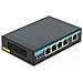 Switch - Unmanaged - 4 X 10/100/1000 (poe+) + 1 X 10/100/1000 (uplink) - Desktop - Poe+ (60 W)  - Foto miniatura 1