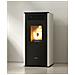 Smart stufa Libera installazione Nero Pellet - Foto miniatura 1
