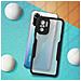 Cover Xiaomi Note 10 E Note 10s Retro Plexiglass Fronte Polimero Bordo Nero - Foto miniatura 2