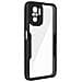 Cover Xiaomi Note 10 E Note 10s Retro Plexiglass Fronte Polimero Bordo Nero - Foto miniatura 5