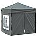 Tenda Per Feste Pieghevole Con Pareti Laterali Antracite 2x2 M - Foto miniatura 3