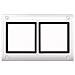 401219 Bianco Placca Per Interruttori E Coperchio Per Presa - Foto miniatura 1