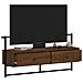 Mobile Tv A Muro Rovere Marrone 100,5x30x51cm Legno Multistrato - Foto miniatura 3