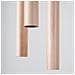 Sollux Lighting Lampada A Sospensione Pastelo 3p Legno Sl.1268 - Moderno Lampade A Sospensione Legna 115x19.5x19.5 Cm - Foto miniatura 4