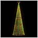 Illuminazione Albero di Natale a Cono 688LED Colorato 300cm - Foto miniatura 2