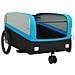 Rimorchio Da Bici Nero E Blu 45 Kg In Ferro - Foto miniatura 2