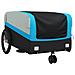 Rimorchio Da Bici Nero E Blu 45 Kg In Ferro - Foto miniatura 6