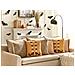 Set Di 2 Cuscini Covasna Velluto 45 X 45 Cm Arancione Trama Astratta - Foto miniatura 1