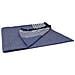 Telo Mare Fouta Da Lettino 100% Cotone Modello Lurex Con Pon Pon Telo Mare Blu - Foto miniatura 3