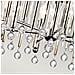 Lampadario Contemporaneo Piper Acciaio Cromo Lucido 6 Luci E14 - Foto miniatura 2