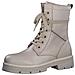 Nebiano Booties Stivaletti Pelle Scarpe Donna Beige Eu 37, 2-25286-41 403 - Foto miniatura 1