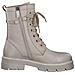 Nebiano Booties Stivaletti Pelle Scarpe Donna Beige Eu 37, 2-25286-41 403 - Foto miniatura 3
