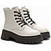 White Casual Closed Booties Stivaletti Pelle Scarpe Donna Bianco Eu 39, 948016/05-12 - Foto miniatura 1