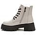 White Casual Closed Booties Stivaletti Pelle Scarpe Donna Bianco Eu 39, 948016/05-12 - Foto miniatura 3