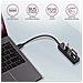 HMA-CR3A replicatore di porte e docking station per laptop Cablato USB 3.2 Gen 1 (3.1 Gen 1) Type-A Nero - Foto miniatura 4