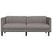Divano A 3 Posti Grigio Talpa In Tessuto - Foto miniatura 3