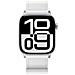 Cinturino Premium In Pelle Per Apple Watch Con Fibbia Magnetica White S - Foto miniatura 2