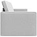 Divano Letto a Terra 2-in-1 Grigio Nuvola 245x150x60.5 cm Tessuto - Foto miniatura 6
