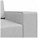 Divano Letto a Terra 2-in-1 Grigio Nuvola 245x150x60.5 cm Tessuto - Foto miniatura 8