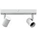 Faretto da soffitto vitaXL 2 vie regolabile bianco E27 - Foto miniatura 1