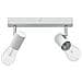 Faretto da soffitto vitaXL 2 vie regolabile bianco E27 - Foto miniatura 3
