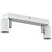 Faretto da soffitto vitaXL 2 vie regolabile bianco E27 - Foto miniatura 4