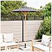Parasol da Giardino  Grigio Scuro 150x210 cm in Bamboo - Foto miniatura 3