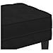panchina Nera 113x57x39 cm in velluto - Foto miniatura 7