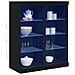 Sideboard con luci LED Nero Rovere 41x37x100 cm - Foto miniatura 3
