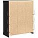 Sideboard con luci LED Nero Rovere 41x37x100 cm - Foto miniatura 7