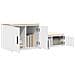 Armadio di stoccaggio  Bianco 127x41x40 cm in legno ingegnerizzato - Foto miniatura 3